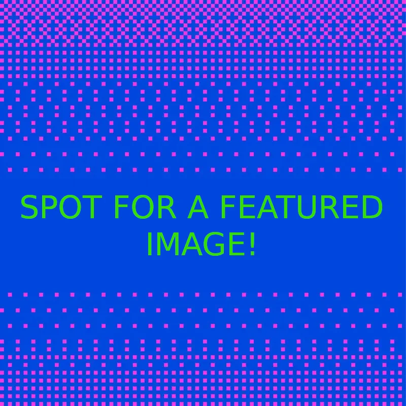 Optional featured image spot.