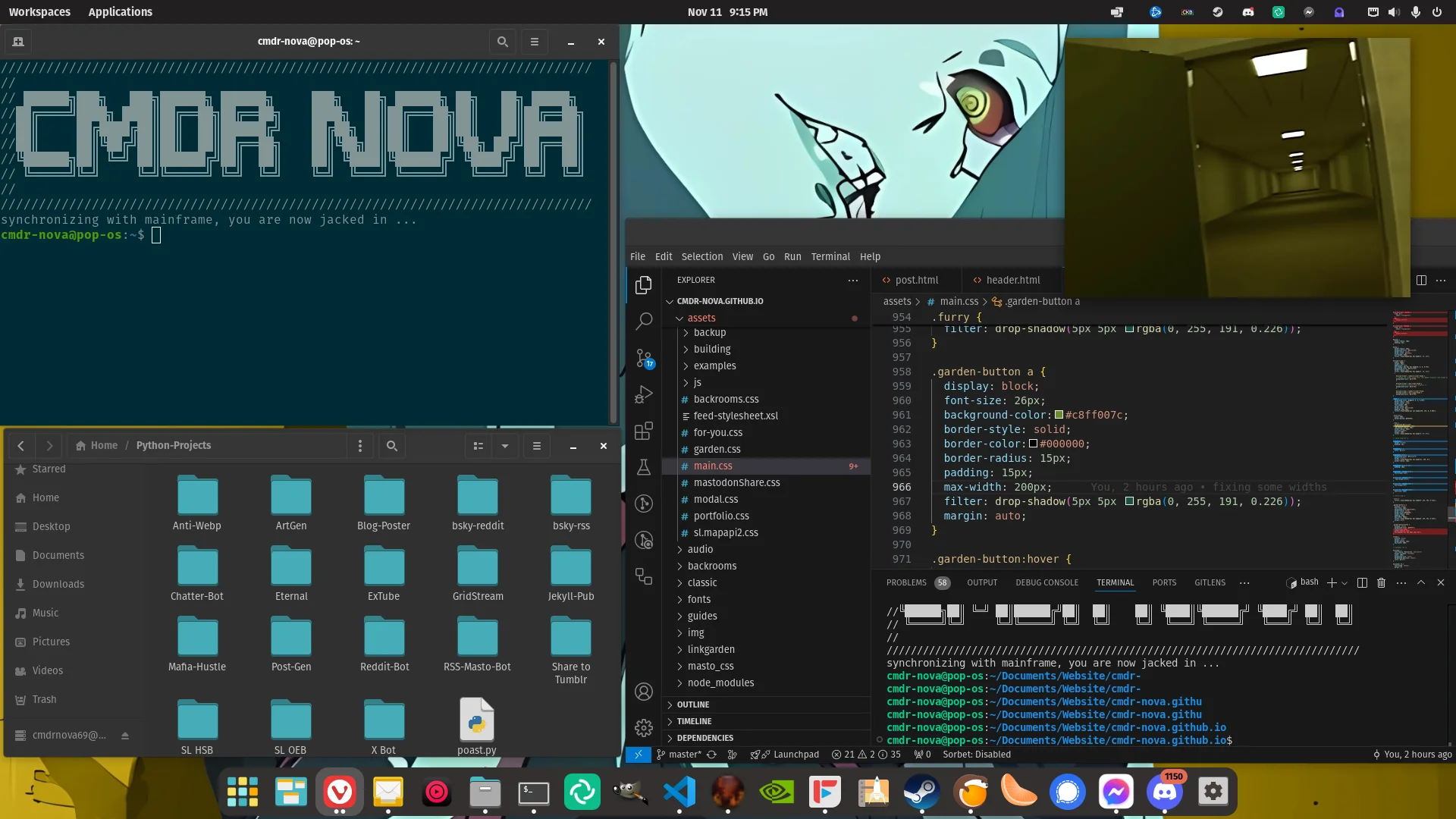 Pop!_OS desktop screenshot